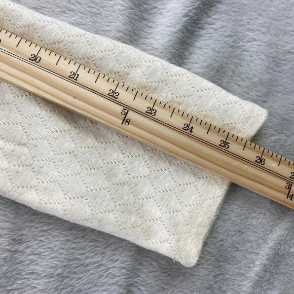 Self Esteem Cropped Cardigan Sweater Women Junior XL Cream Boxy Button Front NWT - Picture 8 of 10